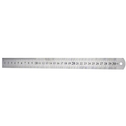 Metal ruler 30cm